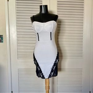 Solemio Bustier Stretchy Mini Dress